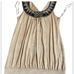 Mandee Blouse Size Small Color Brown